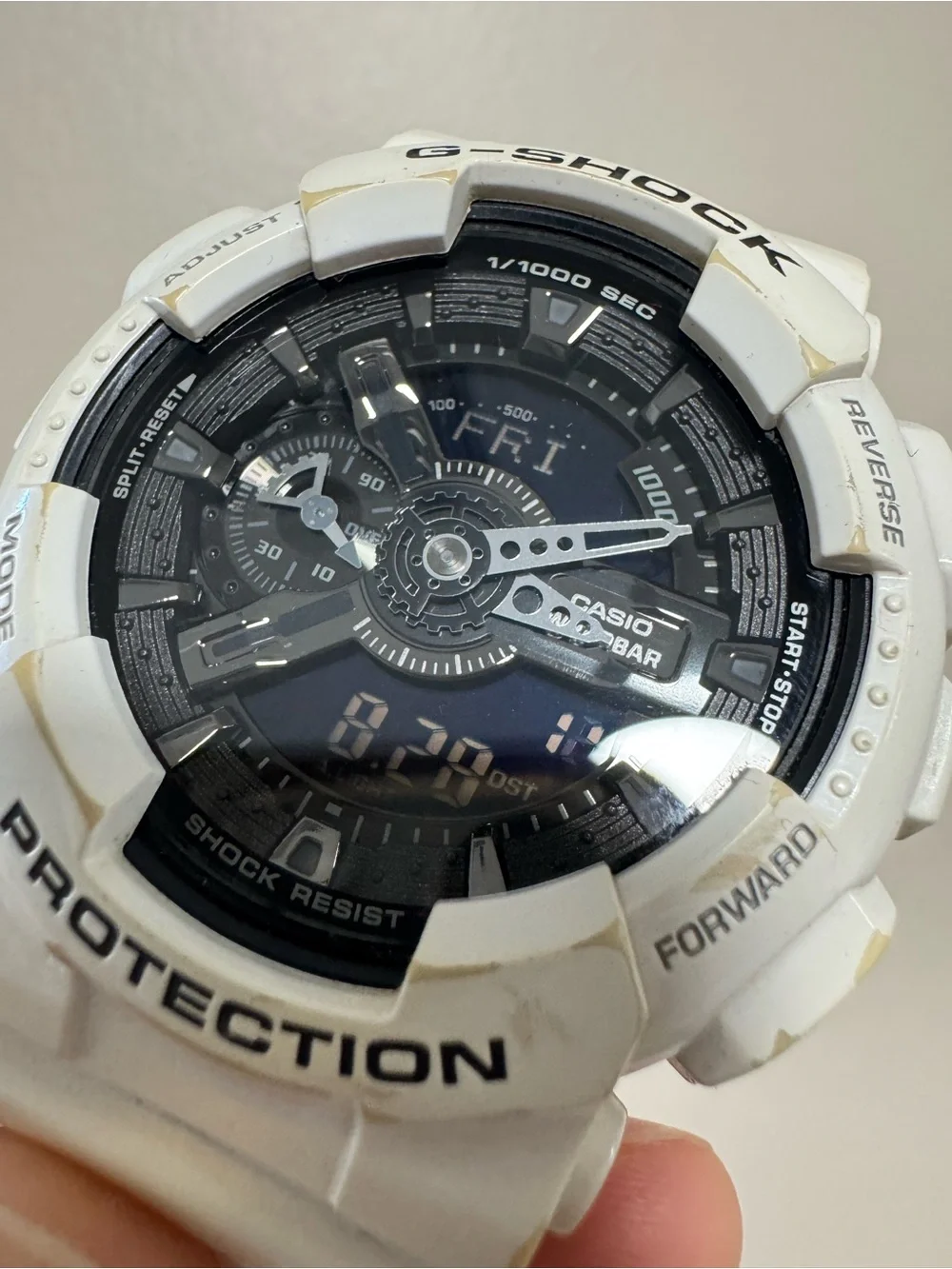 G-Shock White and Black Men's Sport Watch